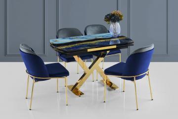 Glass Viva Table & Dore Chair